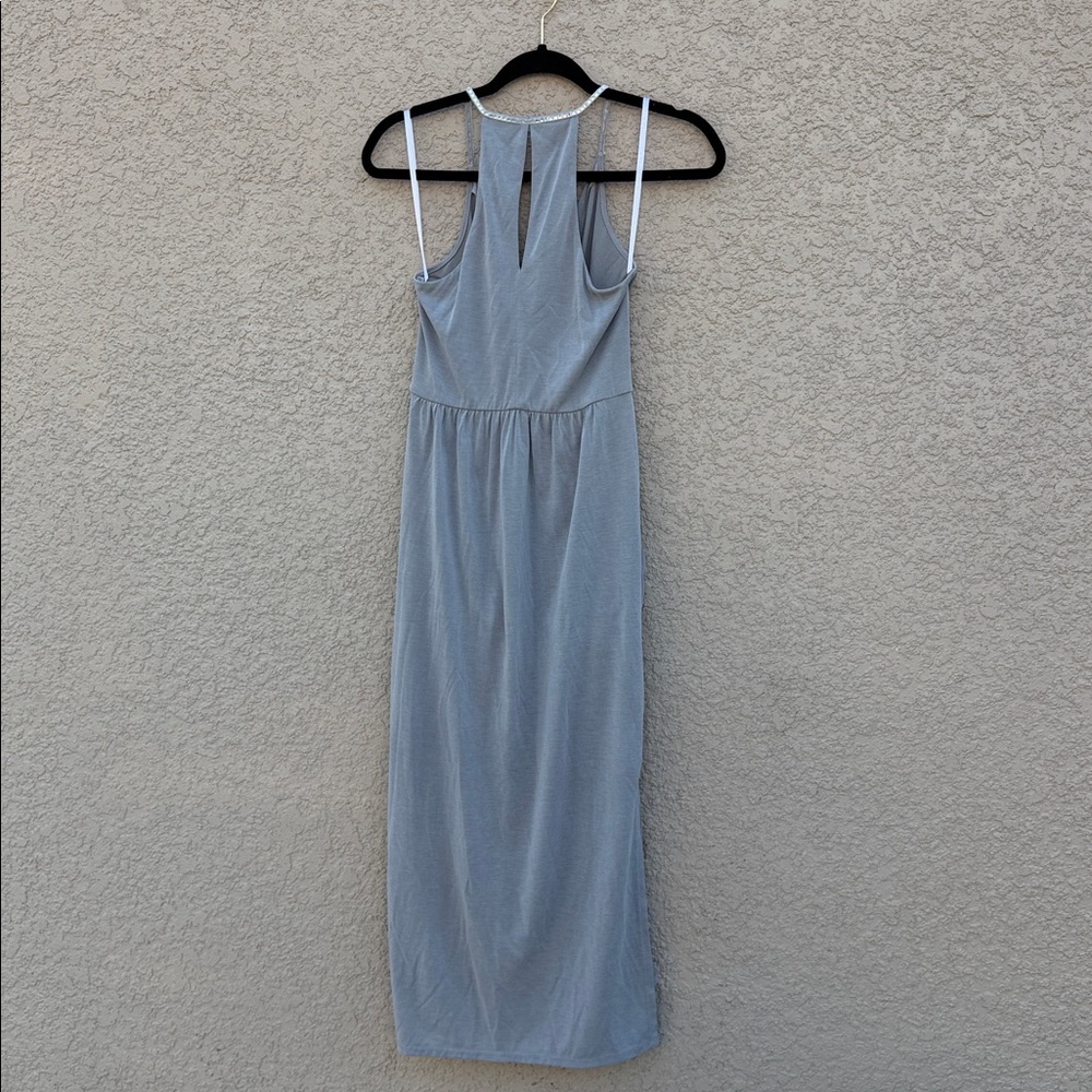 Bcbgeneration Silver Backless Dress - image 3